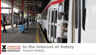 an image of a train in passenger station with video title